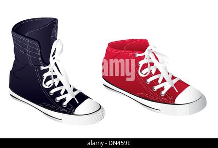 chaussures de sport Illustration de Vecteur