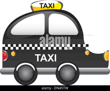 vecteur de taxi Illustration de Vecteur