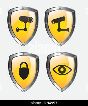 Sécurité Illustration de Vecteur