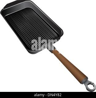 Grill pan Illustration de Vecteur