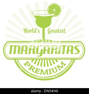 Margaritas stamp Illustration de Vecteur