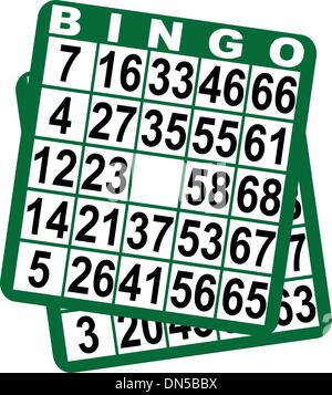 Bingo game cards Illustration de Vecteur