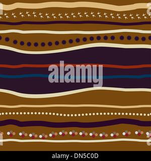 Modèle sans couture tribal Illustration de Vecteur