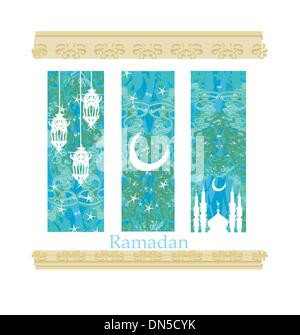 Bannières islamique set - Ramadan Illustration de Vecteur