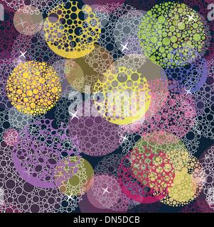 Cute Abstract background seamless polka dot pattern. Illustration de Vecteur