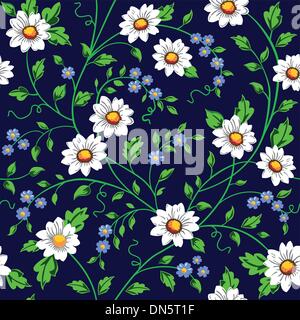 Margeriten vecteur seamless background Illustration de Vecteur