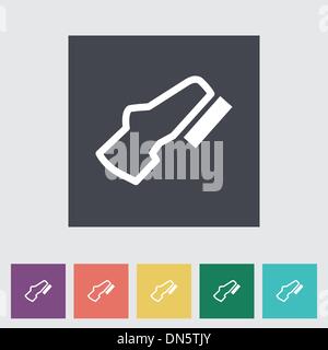 Pédale réglable Illustration de Vecteur