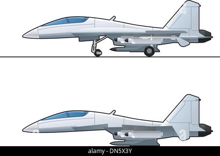 Fighter Illustration de Vecteur