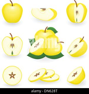 Pomme d’or Illustration de Vecteur