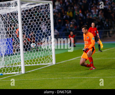 Marrakech , Maroc. Dec 18, 2013. VICTOR (GP) au cours de la Fifa Club World Cup Semi finale entre le Raja Casablanca et de l'Atlético Mineiro du stade de Marrakech. Credit : Action Plus Sport/Alamy Live News Banque D'Images