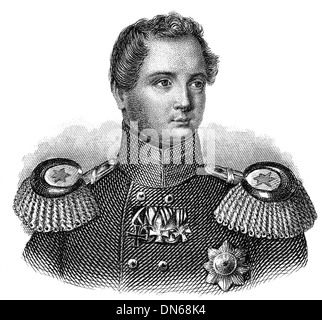 Portrait de Frederick William IV ou Friedrich Wilhelm IV. ; 1795 - 1861, roi de Prusse, Banque D'Images