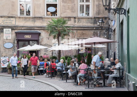 Cafe Camelot à Cracovie, Pologne Banque D'Images