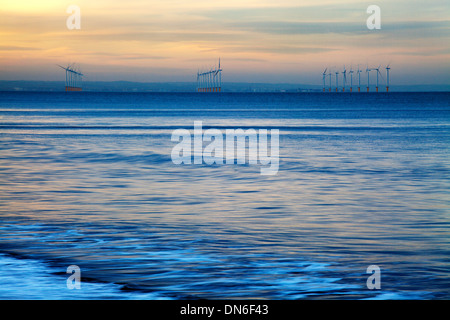 Teeside parcs offshore de Saltburn by the Sea Redcar and Cleveland Angleterre Banque D'Images