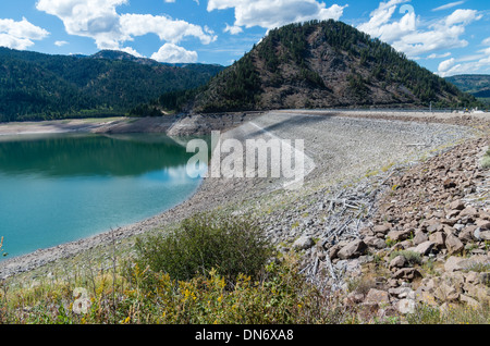 Réservoir d'eau d'irrigation 1689 fournit à la plaine de Snake River dans l'Idaho Banque D'Images