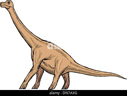 Brachiosaurus Illustration de Vecteur