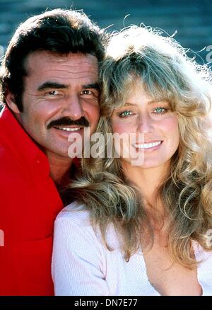 Le 5 novembre 2002 - UN ADH11120.''CANNONBALL RUN'' .Burt Reynolds.FARRAH FAWCETT.FOURNI PAR 1981.(Image Crédit : © Globe Photos/ZUMAPRESS.com) Banque D'Images