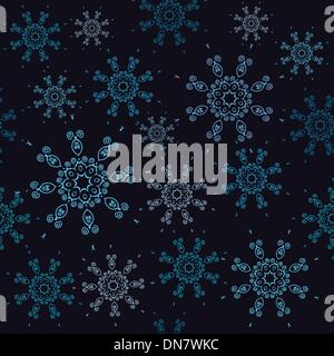 Motif flocons sans couture Illustration de Vecteur
