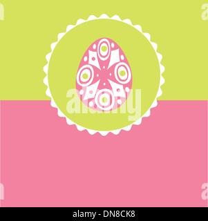 Easter Egg dessiné à la main Illustration de Vecteur