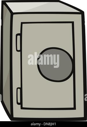 Clip art illustration caricature sécuritaire Illustration de Vecteur