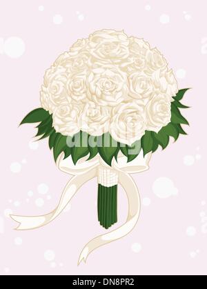 Bouquet de fleurs de mariage Illustration de Vecteur