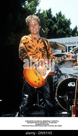 12 juin 2001 - K22054PSK GLENDALE MEMORIAL HOSPITAL.GARDEN PARTY Glendale, CA 06/10/01.GUNNAR NELSON. PAUL SKIPPER/(2001 Image : © Crédit Photos Globe/ZUMAPRESS.com) Banque D'Images