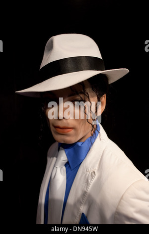 Michael Jackson cire figure dans le Madame Tussauds Amsterdam aux Pays-Bas. Banque D'Images