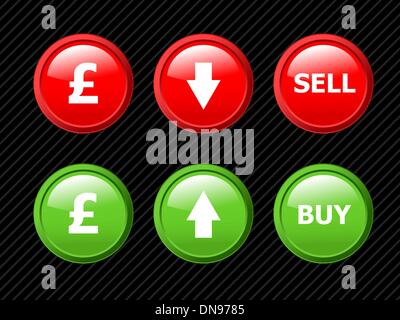 Ensemble d'icônes vectorielles pour livre bureau de change thème. Facile d'e Illustration de Vecteur