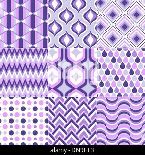 Retro seamless pattern imprimer Illustration de Vecteur