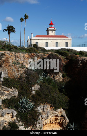 Phare, Ponta da Piedade, Lagos, Algarve, Portugal, Europe Banque D'Images