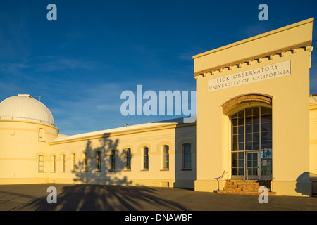 L'Observatoire Lick, Université de Californie, le Mont Hamilton. Banque D'Images