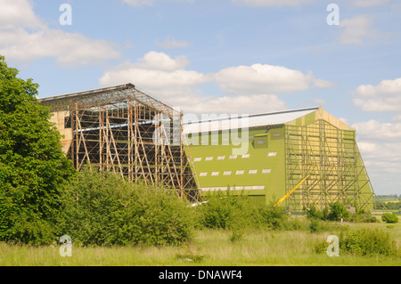 L'ancien airship hangars de Cardington, Bedfordshire, Angleterre Banque D'Images