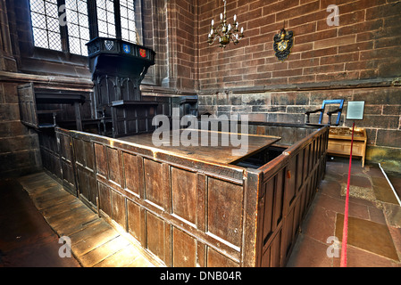 La cathédrale de Chester est l'église mère de l'Église d'Angleterre Diocèse de Chester, et est situé dans la ville de Chester Banque D'Images