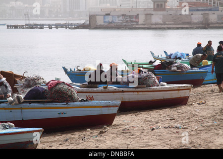Les pêcheurs à Alexandrie .