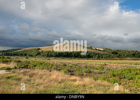 Mont Caburn Near Lewes sur les South Downs, East Sussex, England, UK Banque D'Images