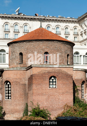 L'église de St George (la rotonde), considéré comme le plus ancien bâtiment de Sofia, capitale de la Bulgarie. Banque D'Images