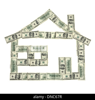 Forme d'argent fait maison Banque D'Images