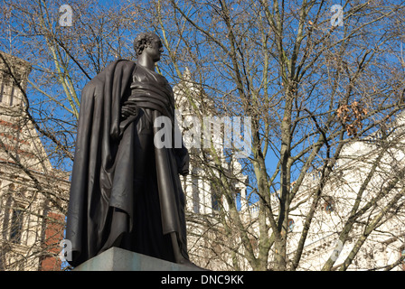 Sir Richard westmacott's 1832 statue de plus george Canning, la place du parlement, Londres, Angleterre Banque D'Images