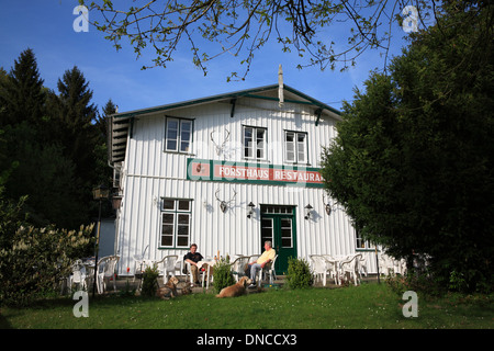 Restaurant FORSTHAUS dans Friedrichsruh-Aumuehle, Sachsenwald, Schleswig-Holstein, Allemagne, Europe Banque D'Images