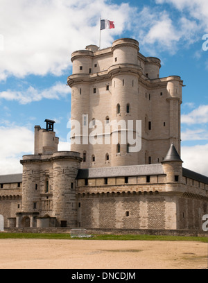 Paris, le château de Vincennes - Donjon Banque D'Images