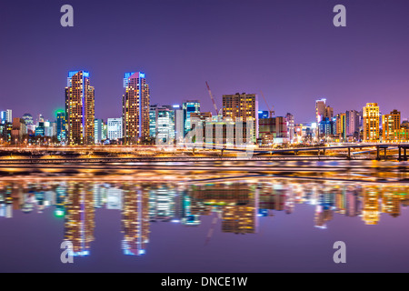 Séoul, Corée du Sud city skyline Banque D'Images