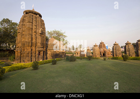 Muktesvara Temple - Vue générale du temple Mukteshwar. Temple Hindou dédié à Shiva. Bhubaneshwar, Odisha, Inde Banque D'Images