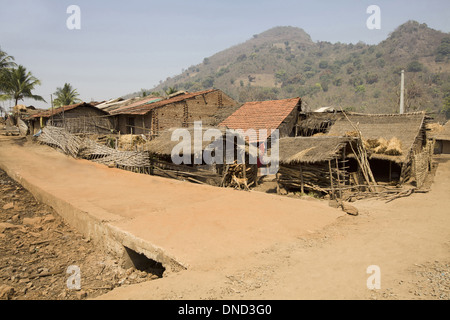 L'établissement Village, Orissa, Inde Banque D'Images