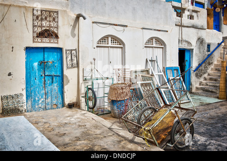 Médina d'Houmt Souk, Djerba - Tunisie Banque D'Images