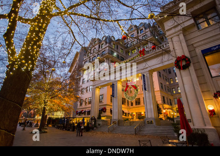 L'Hôtel Willard de Washington à Noël Banque D'Images