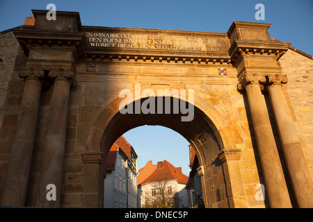 Waterloo-Gate à Heger Gate à Osnabrück, Basse-Saxe, Allemagne Banque D'Images