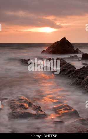 Sandymouth Bay, Cornwall, UK Banque D'Images