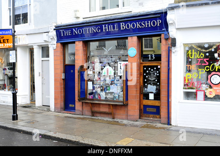 Une vue générale de la librairie de Notting Hill, Londres, Royaume-Uni Banque D'Images