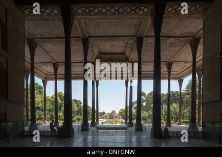 Chehel Sutun Palace, Isfahan, Iran Banque D'Images