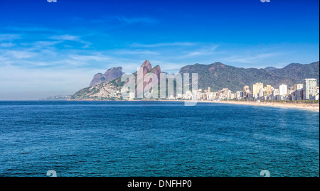 Le matin de la plage d'Ipanema, Rio de Janeiro - Brésil Banque D'Images