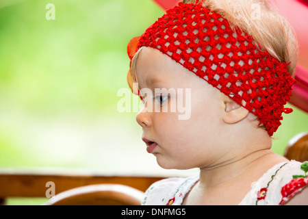 Portrait of an adorable fille enfant Banque D'Images